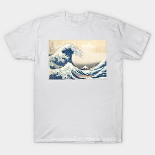 the great wave off Kanagawa T-Shirt